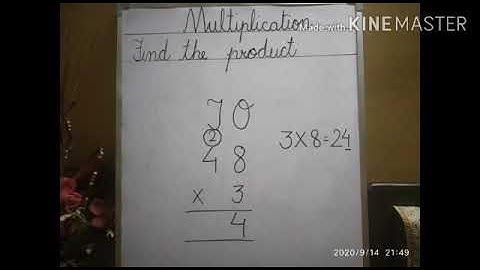 Class II Math multiplication of 2  digit  number by 1 digit  with carry over  by Ms  Deepti Gupta pa