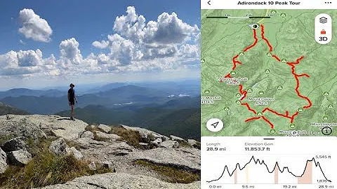 Adirondacks Backpacking - inspired by AllTrails Ap...