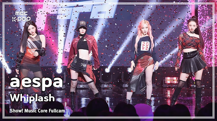 [#음중직캠] aespa (에스파) – Whiplash FullCam | 쇼! 음악중심 | MBC241102방송