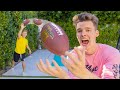 EXTREME FOOTBALL TOUCHDOWN CHALLENGE!!