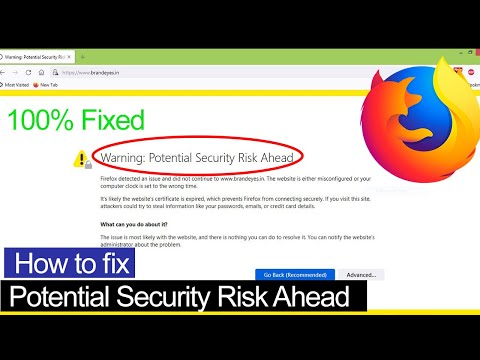 How to fix Warning: Potential Security Risk Ahead Firefox error?  SEC_ERROR_EXPIRED_CERTIFICATE