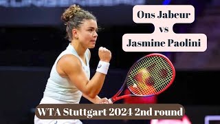 Ons Jabeur vs Jasmine Paolini - Stuttgart 2024