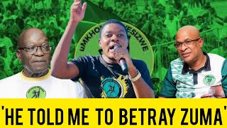 'He Told Me To Betray Zuma' - Bonginkosi Khanyile | Jacob Zuma | MK party | South Africa: