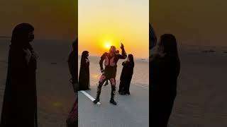 Dancing at dawn in the desert!@ZibaGull92