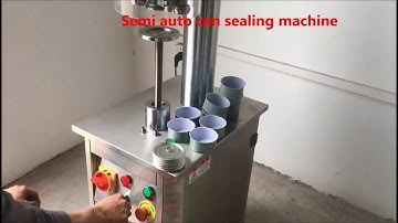 semi auto tin can sealing machine manual metal easy open can seaming machine
