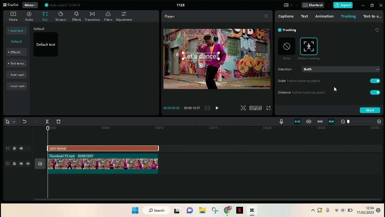 Text Tracking Tutorial in CapCut PC How Can You Track the Texts You