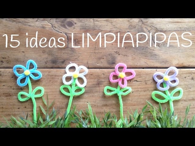 390 ideas de Limpiapipas manualidades