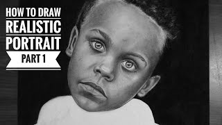 HOW TO DRAW HYPER REALISTIC PORTRAIT || PART 1|| SPEED DRAWING