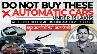 Tata Punch Honda amaze TATA Tigor | Worst automatic cars under 15 lakhs @autocritic