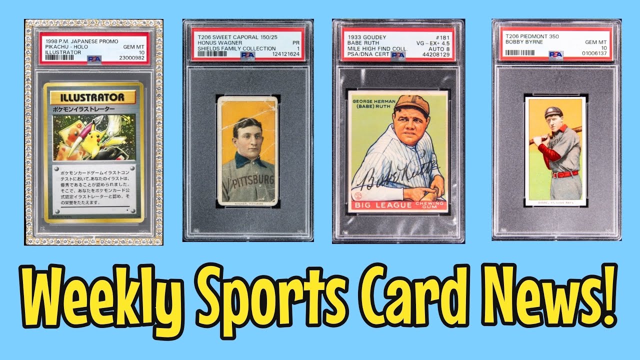 Рекордная распродажа T206 Вагнера! | Кен Голдин говорит, что вы слишком бедны! | И другие новости...