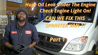 Glow Plug Light Stays On & Oil Cooler Leaks On Dodge Sprinter Van, CAN WE FIX IT?  Part 1 Net Worth