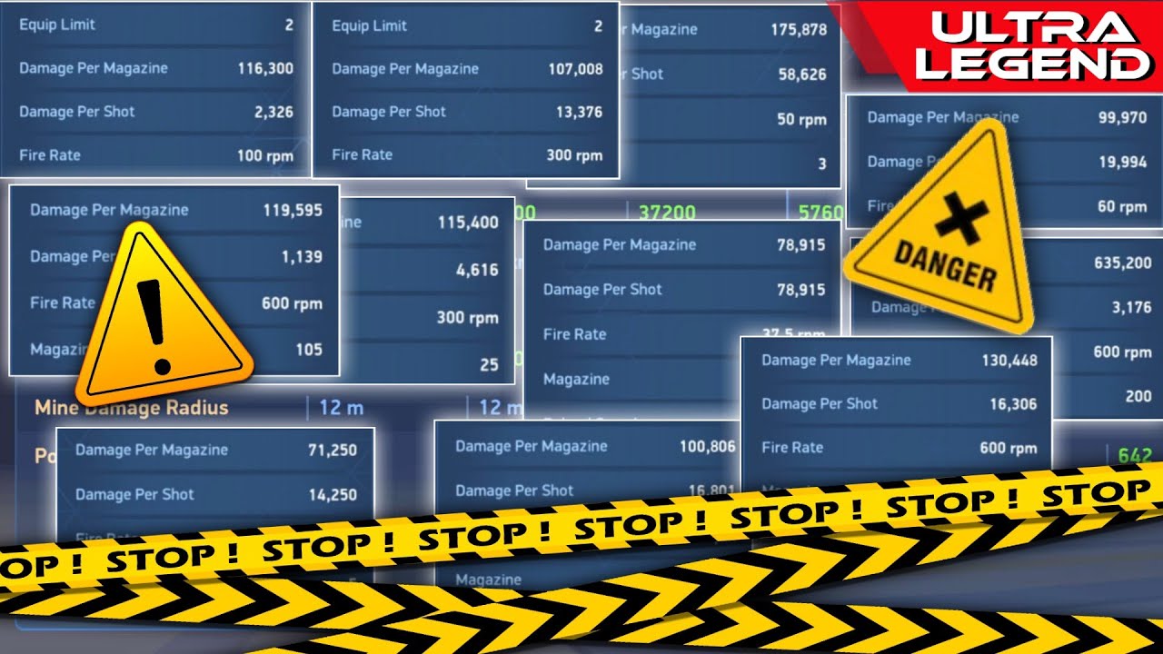 Highest Damage ever released | All Weapons Changes - Grade Upgrade Comparison - Before & After