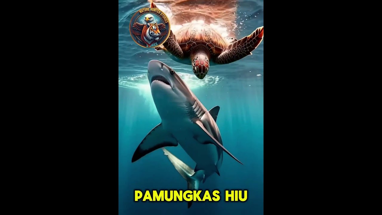 “Shark vs Sea Turtle | The Silent Underwater Chase!”
