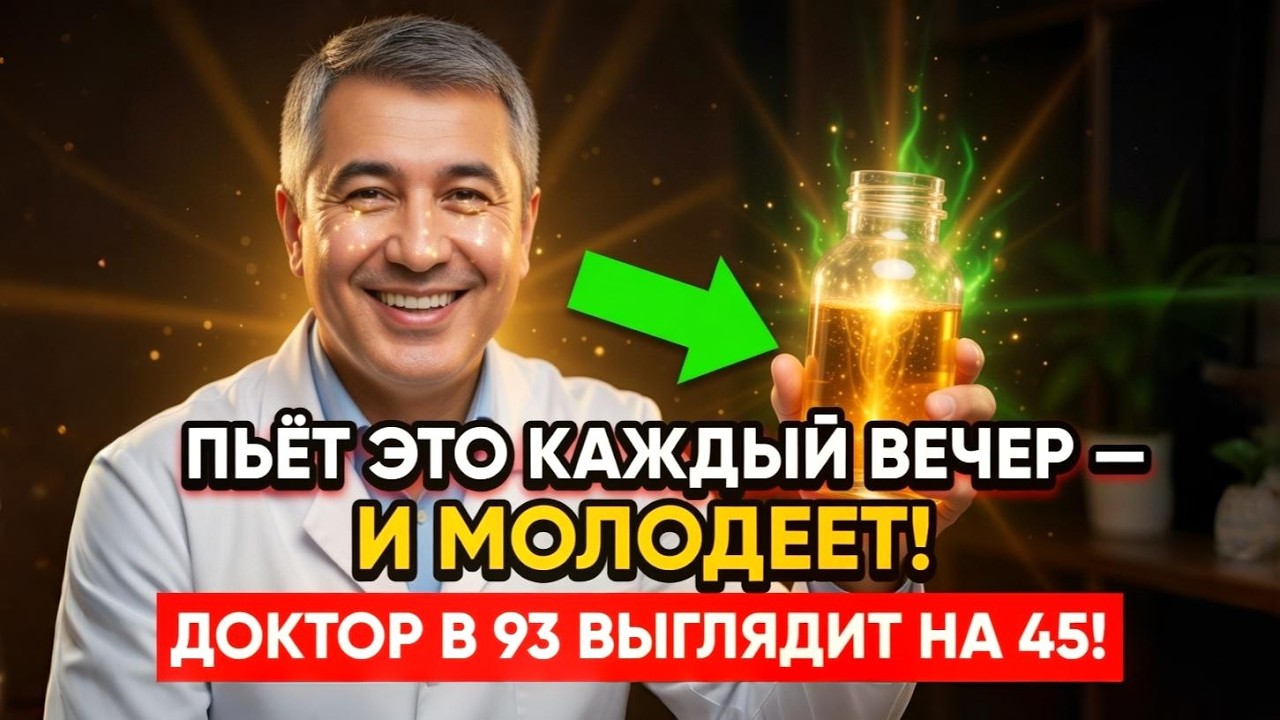Мой друг-врач, которому 93 года, пьет это каждый вечер и выглядит на 45! Вот какой секрет они...