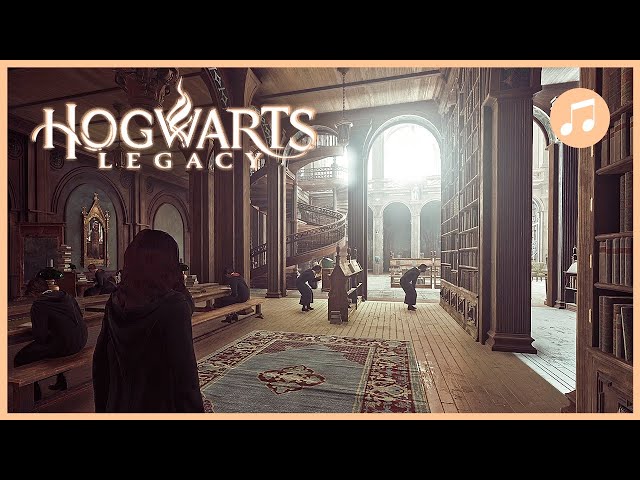 HOGWARTS LEGACY A Focused Mind | Library Study Session with Music | 1 HOUR class=