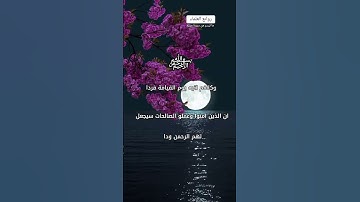 ما تيسر من سورة مريم عبد الرحمن مسعد#quran #عبدالرحمن_مسعد #قران_كريم