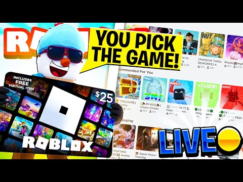 Roblox Live Stream Now Playing With Fans Robux Giveaway Youtube - roblox live stream robux now