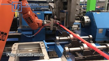 WIM-32-H CNC Fully automatic, robot supported hot spring coiling machine