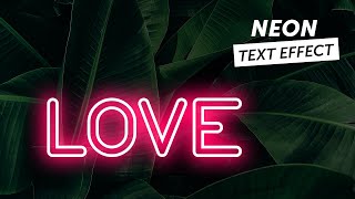 Learn How to Create a Neon Text Effect on Your Phone | PicsArt Tutorial