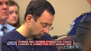 Former MSU Gymnastics coach charged with lying to investigators about Nassar