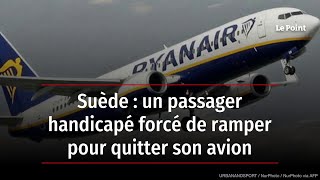 Suède : un passager handicapé forcé de ramper pour quitter son avion