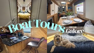 See INSIDE So Many NARROWBOATS & WIDEBEAMS | Stunning Tiny Homes At Crick Boat Show 2024