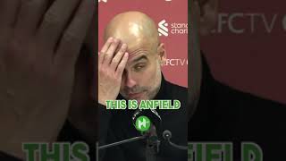 This Is Anfield Pep Furious After Liverpool Defeat
