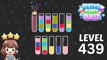 Water Sort Quest Level 439 Solution Walkthrough 🧪