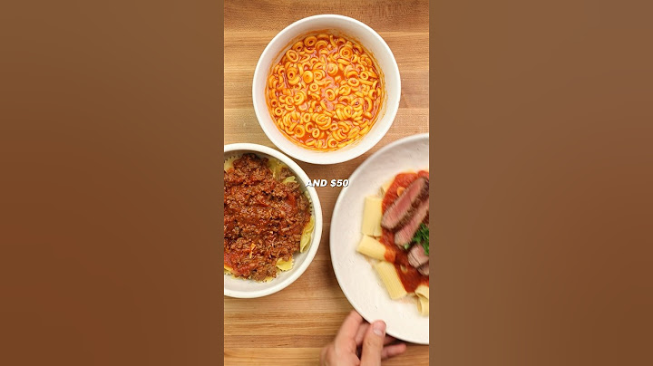 Cheap Vs Expensive Pasta #cooking #food #foodasmr #recipe