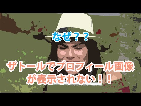 ザトールのプロフィール画像が表示されない！！