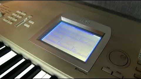 Korg Triton Studio Keyboard Menu Button