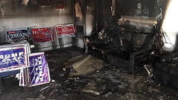 Republican Campaign Office FIREBOMBED