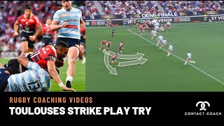 Rugby Analysis: Toulouse Strike Play Try