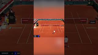 Jannik Sinner breaks Norrie #atp #tennis #atptour #sinner #norrie #fonseca #zverev #alcaraz #foryou