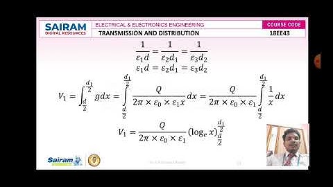 Lecture Video 17 18EE43 Grading of cables Dr  K V Ramanareddy