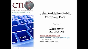 New and Substantially Enhanced Guideline Public Company Database