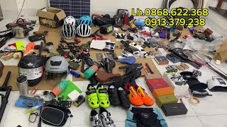 Thanh lý 50k Phụ kiện xe đạp Nhật,Mỹ-Kính đạp xe S.Works-Ghi đônh carbon cong liền potang-bình trek