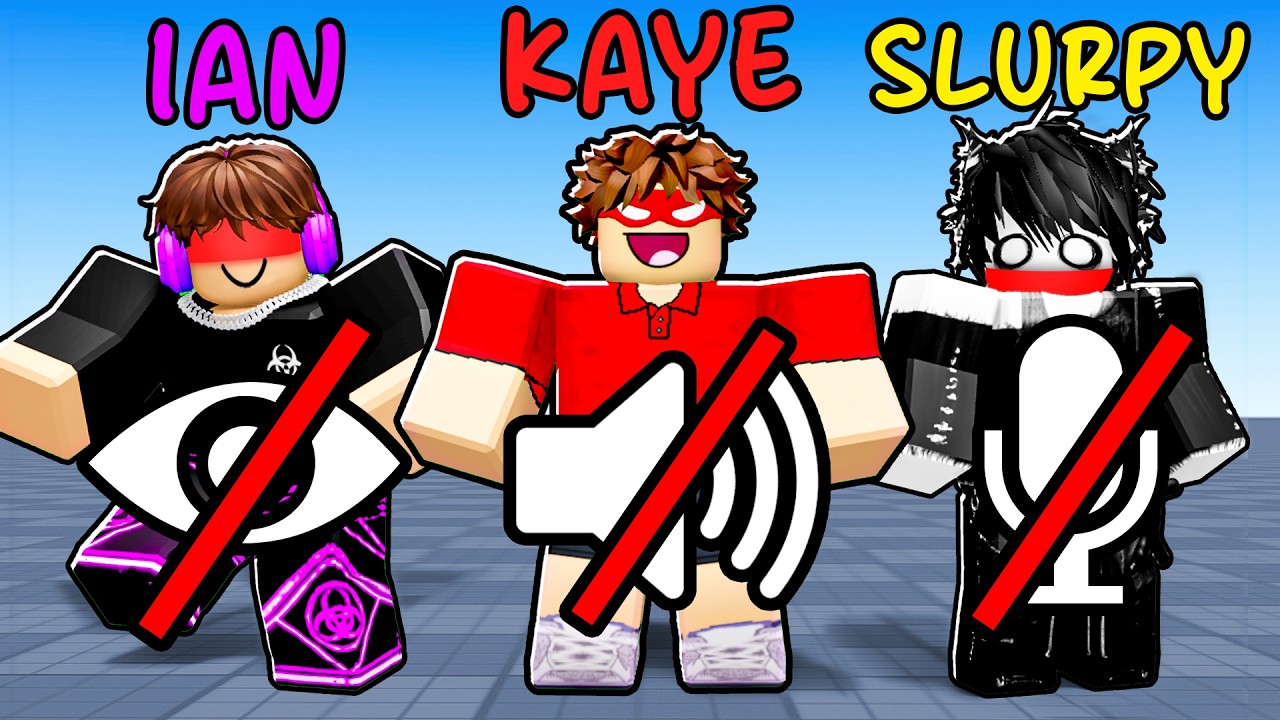 Roblox But We're Blind, Deaf & Mute...