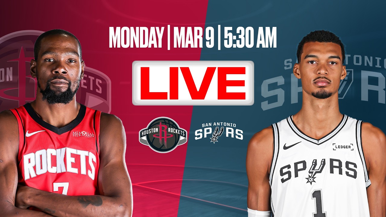Houston Rockets at San Antonio Spurs | Regular Season | [OFFICIAL LIVE ...