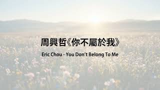 Eric Chou - You Don’t Belong To Me | 周興哲 - 你不屬於我  (中文 / Pinyin / ENG Lyrics)