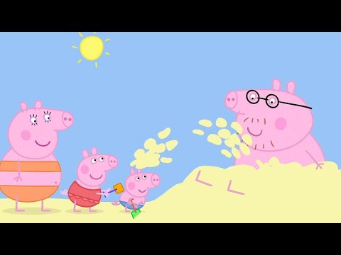 Peppa Pig Türkçe | plajda bir gün | Çocuklar İçin Çizgi Filmler