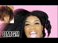 dying natural hair jet black after bleaching| creme of nature hair dye