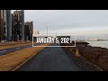 Iceland January 5, 2021 | Walking the shore in Reykjavik, seeing the Sun Voyager (Sólfar) &amp; Harpa