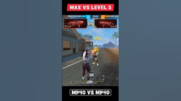 Level 4 vs max level cobra mp40 test #shortsfeed #freefire #mp40 #shorts
