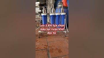 Lưu ý khi lựa chọn máy lọc rượu khử độc tố để sử dụng được lâu dài 👌 #maylocruou