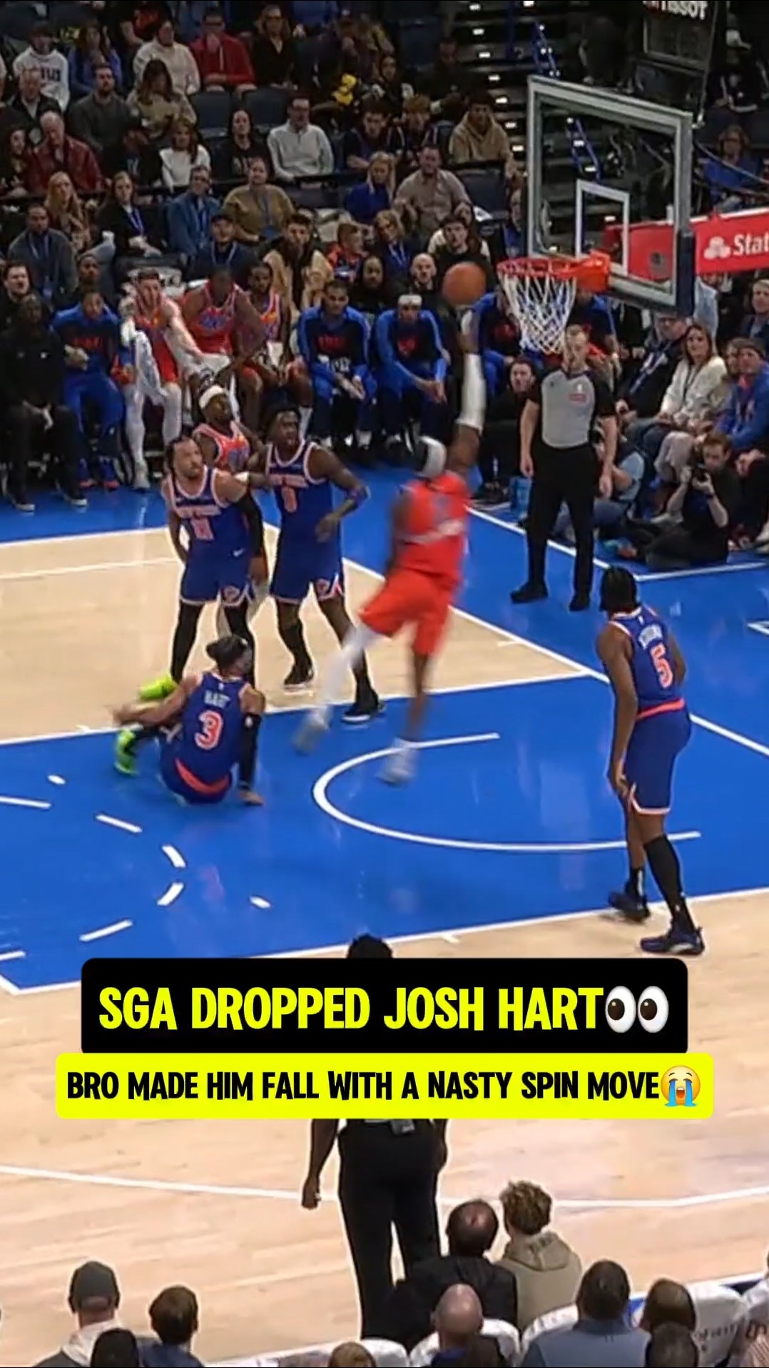 Bro made Josh Hart take a SEAT?