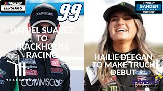 Daniel Suárez To Trackhouse Racing | Hailie Deegan To Make Truck Debut At Kansas