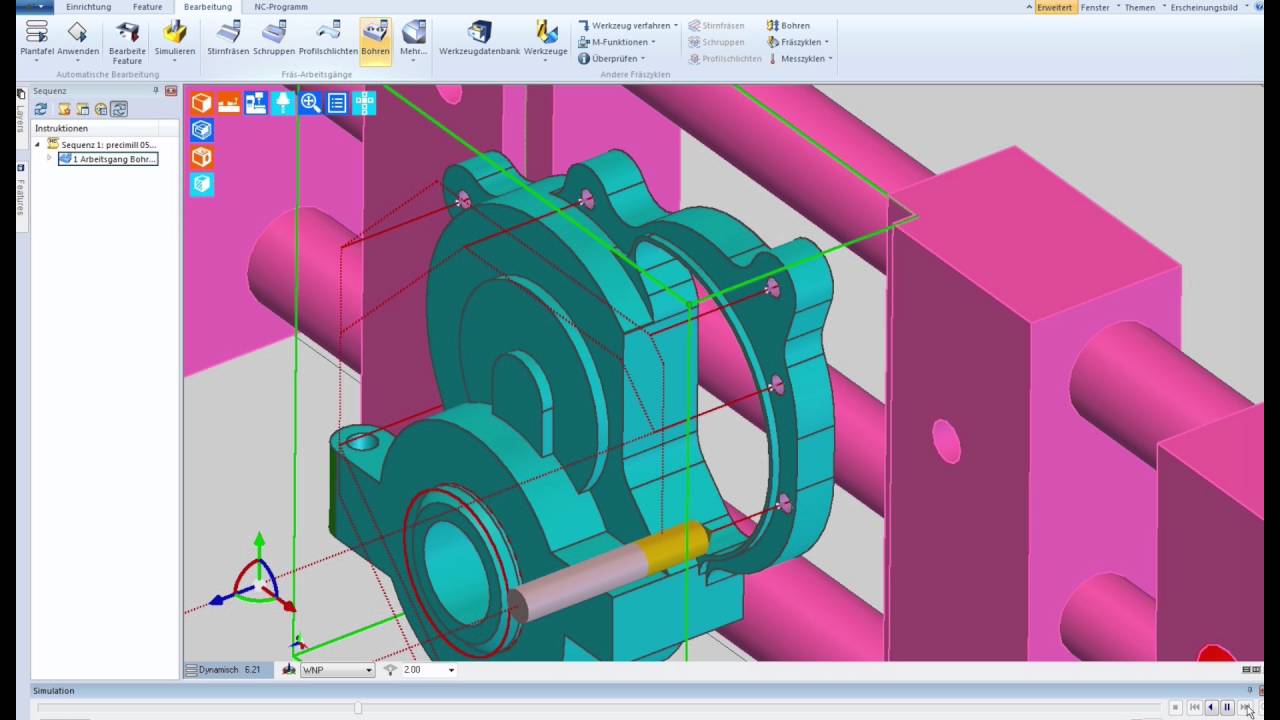 CAD CAM CNC production process | Inventor | Mach3 | Precimill - YouTube