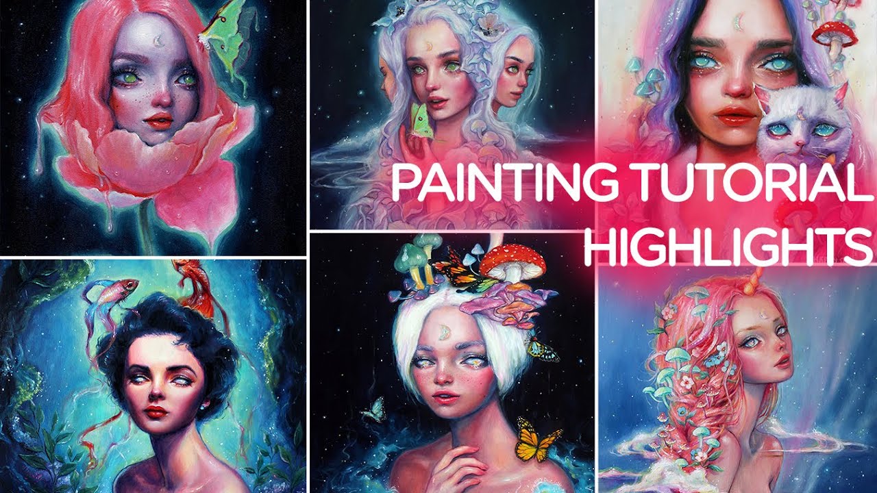 Painting Tutorial Highlights + Bonus footage from Patreon YouTube