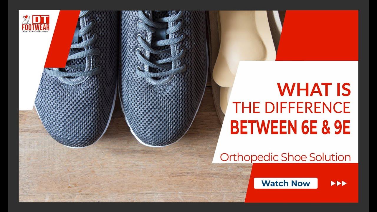 What is the Difference Between 6E and 9E Width Shoes? YouTube